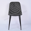Modern High Quality Black PU Leather Dining Chair Comfortable Ergonomic Chair for Home Restaurant Cafe