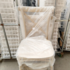 Factory Sells High-quality X-back Plastic Chairs, Stackable, Suitable for Outdoor Use, Weddings, And Other Occasions. Various Colors Can Be Customized.