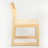 Factory Wholesale Ash Wood Dining Chair, Unfinished Natural Wood Frame, Minimalist Style for Living Room & Restaurant