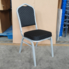 Hot Sale Modern Iron Stackable Durable & Stable Solid Back Hotel Banquet Chair for Wedding Events Indoor Use