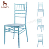 Factory Sale Elegant Chiavari Wedding Chairs Antique Metal Modern Portable Aluminium Banquets Restaurants Outdoor Living Room