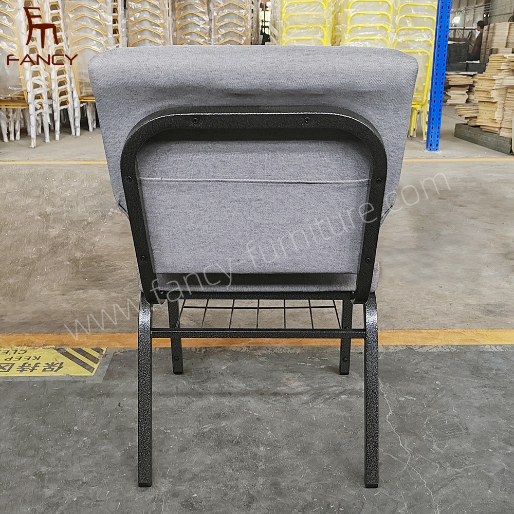 Wholesale Hot Selling Durable Steel Tube Church Chair Fashionable Theater Furniture for Auditorium