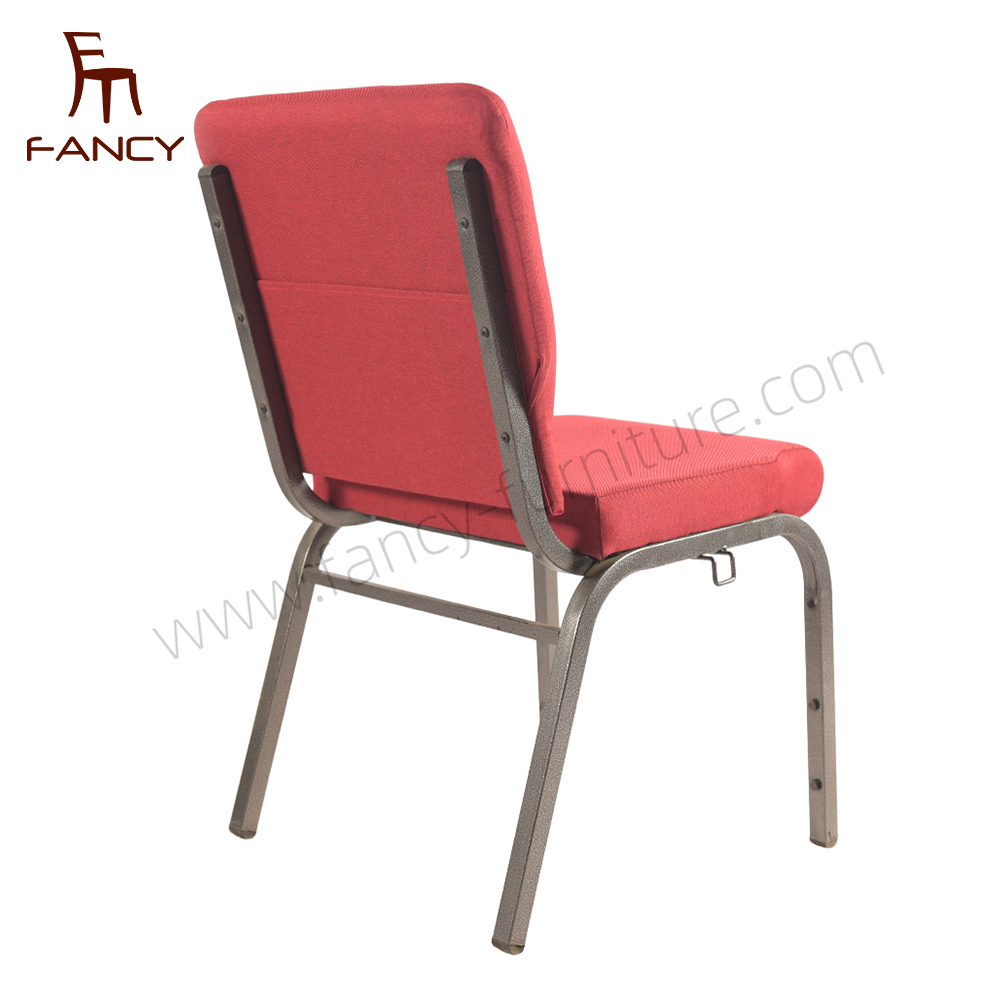 Church Chairs Metal Stackable Church Chairs for Sale Accept Customized Logo