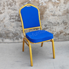 Hotel Banquet Chair with Decorative Iron Back Stackable & Durable Modern Design Foam Cushion Indoor Use