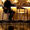 European-style Solid Ash Wood Bar Stools, Machine-carved in One Piece by Shumeite, Suitable for Restaurants And High-end Private Furniture.
