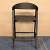 European-style Solid Ash Wood Bar Stools, Machine-carved in One Piece by Shumeite, Suitable for Restaurants And High-end Private Furniture.