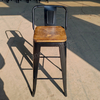 Industrial Metal Strong Bar Stool Stackable High Chair for Home Bar And Commercial Use