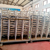 Factory Sells High-quality X-back Plastic Chairs, Stackable, Suitable for Outdoor Use, Weddings, And Other Occasions. Various Colors Can Be Customized.