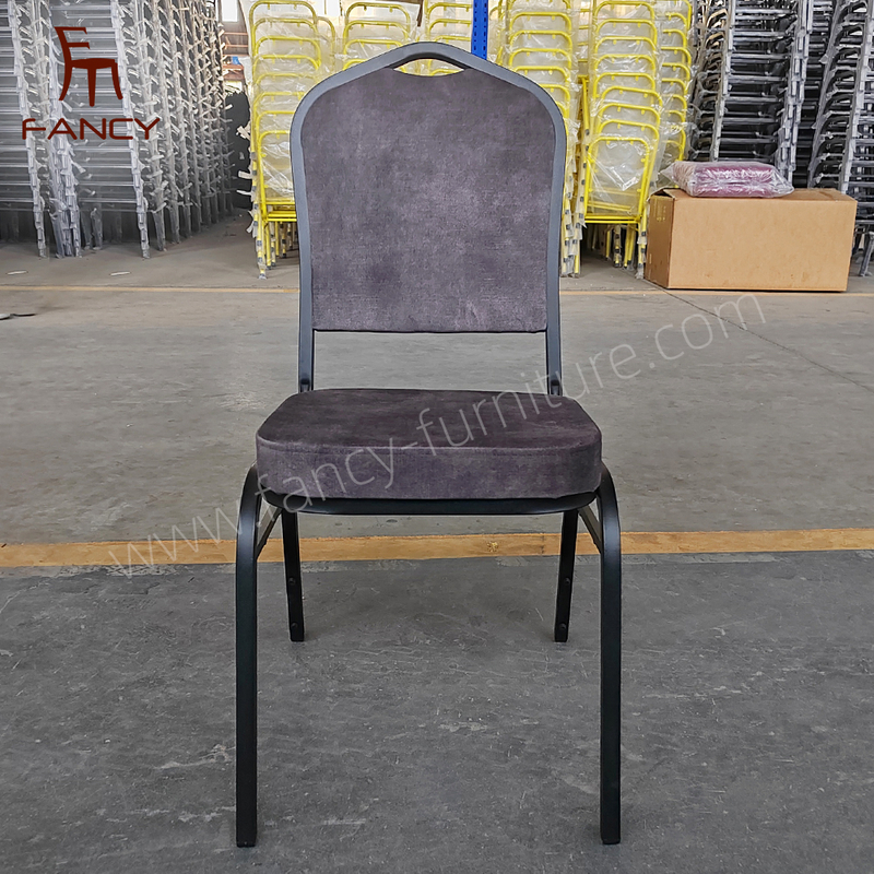 Banquet Chairs Stackable Conference Modern Commercial Gold Metal Legs Fabric Hotel Wedding Stable