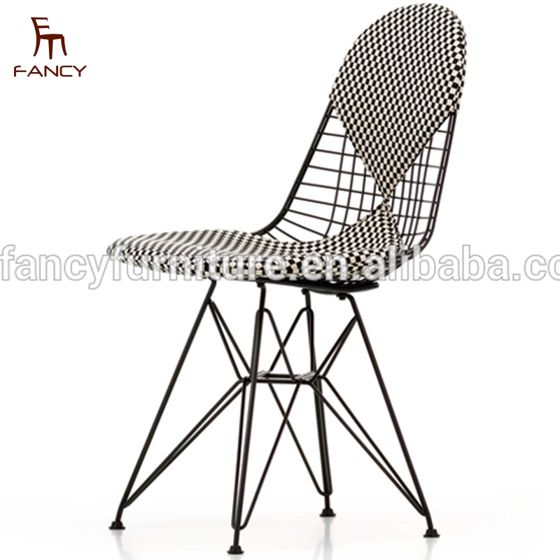 Wholesale Living Room Nordic Durable Metal Wire Chairs