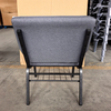 High Density Foam Custom Logo Modern Design Durable Comfort Church Chair for Religious Commercial Use