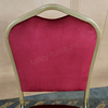 Cheap Banquet Chairs Fancy Modern Metal Fabric Stackable Stable Commercial Hotel Dining Chair Solid Back Foam Cushion Iron