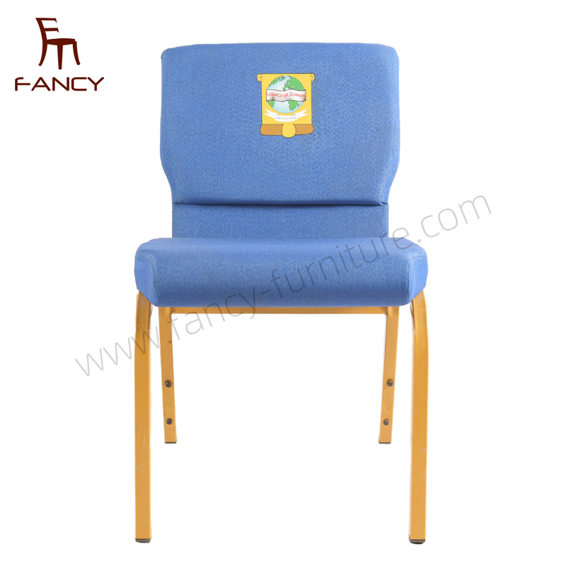 Metal Used Cheap Wholesale Stackable Interlocking Furniture Church Chair