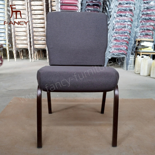 Useding Cheap Metal Church Chair Wholesale Upholstered Used Auditorium Rental Wedding Chairs for Church