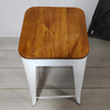 Stackable Durable Metal Industrial Antique Bar Stool for Home Bar And Restaurant Use with 2-Year Warranty