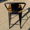 Industrial Metal Strong Bar Stool Stackable High Chair for Home Bar And Commercial Use