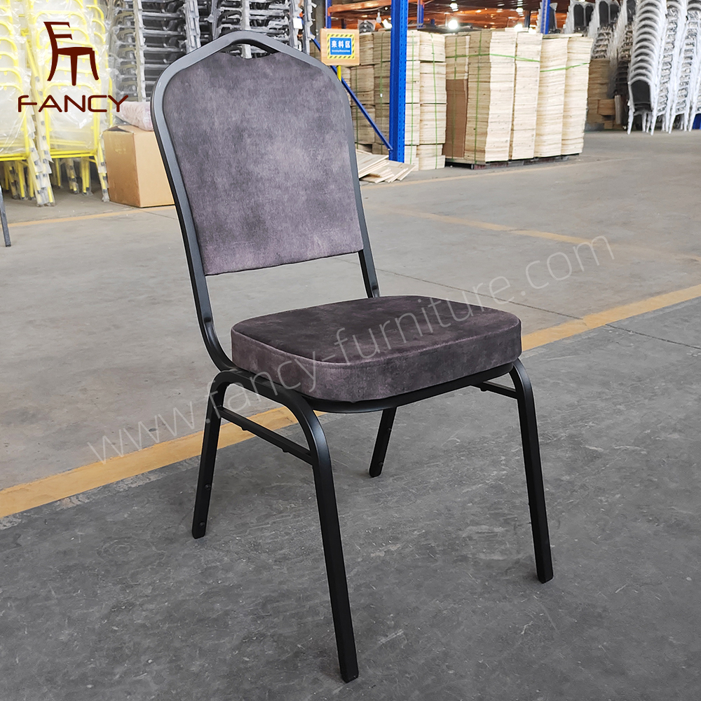 Banquet Chairs Stackable Conference Modern Commercial Gold Metal Legs Fabric Hotel Wedding Stable